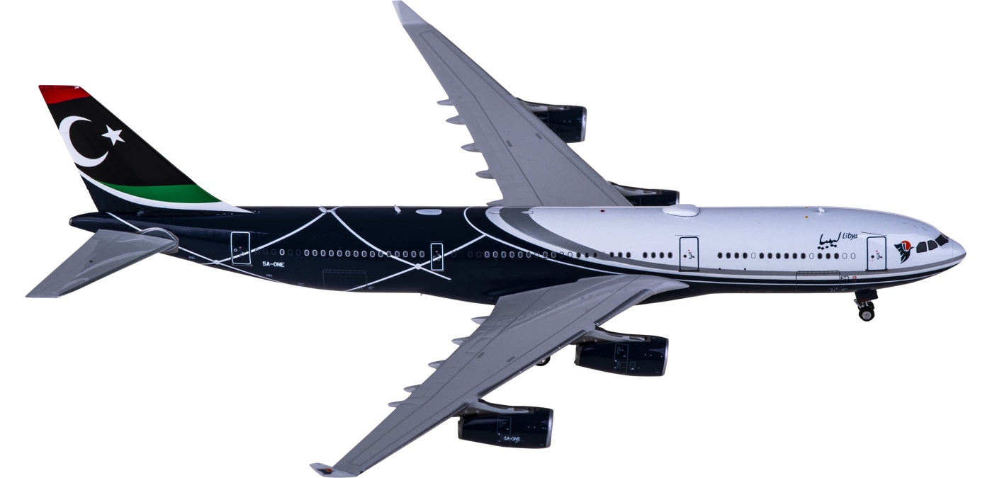 PH11750 Airbus A340-200 5A-ONE 利比亚专机Phoenix 1:400 -飞机