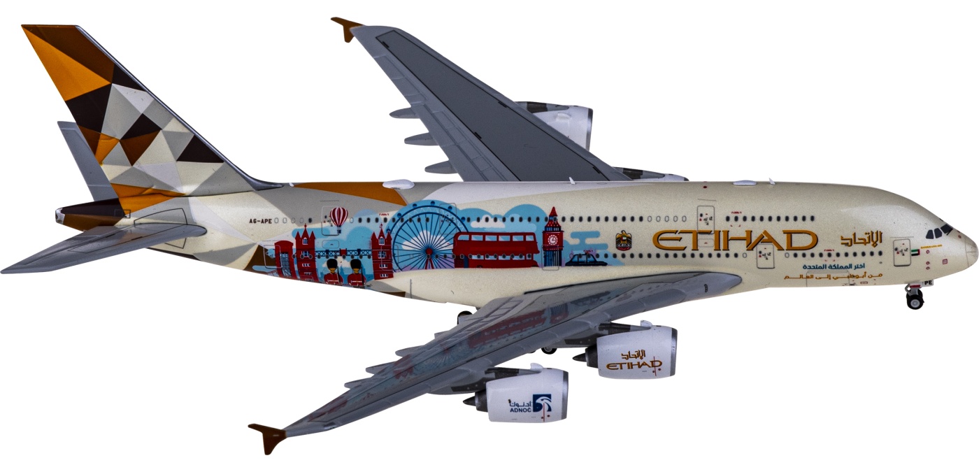 XX4277 Etihad Airways 阿提哈德航空Airbus A380 A6-APE JC