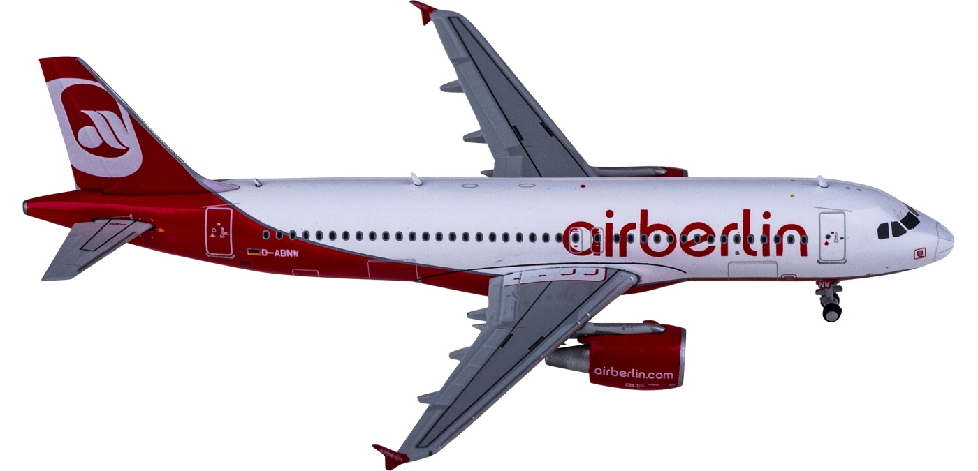 LH4095 Air Berlin 柏林航空Airbus A320 D-ABNW JC Wings 1:400