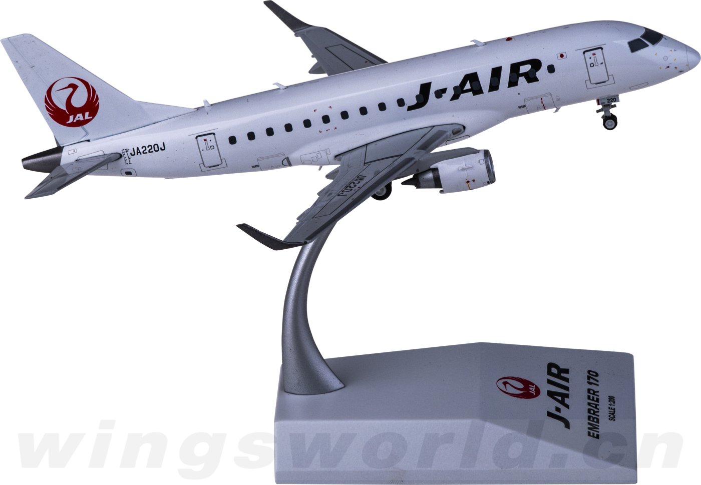 飛行機模型1/200 JC wings J-AIR エンブラエルERJ190 - 航空機