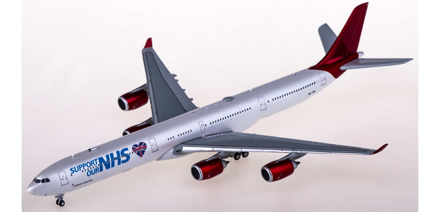 XX4486 Maleth Aero Airbus A340-600 9H-PPE Thank you NHS JC