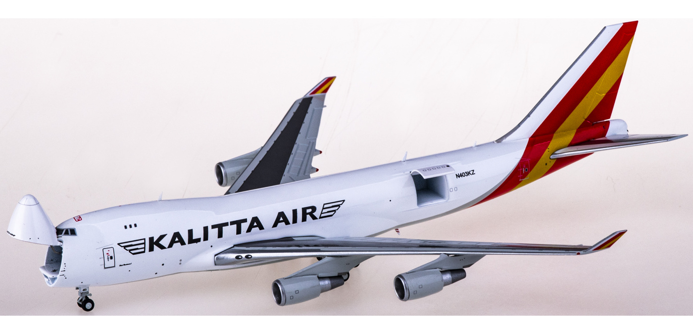 高評価好評カリッタエア 747-400F N744CK 1/200 模型・プラモデル