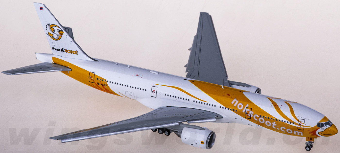 LH4255A NokScoot 酷鸟航空Boeing 777-200ER HS-XBF 襟翼放下版JC