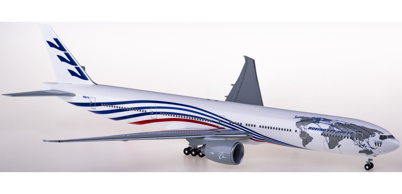 HG0939GR Boeing 777-300ER N5017V World Tour Hogan 1:200
