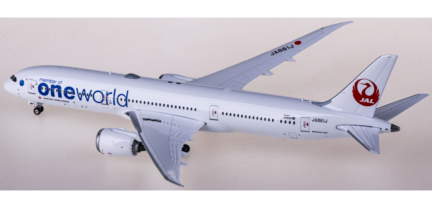 航空機・ヘリコプター Phoenix JAL B787-9 oneworld JA861J 1/400 航空機・ヘリコプター NG MODEL 1/400 JAL 787-9 JA861J Japan