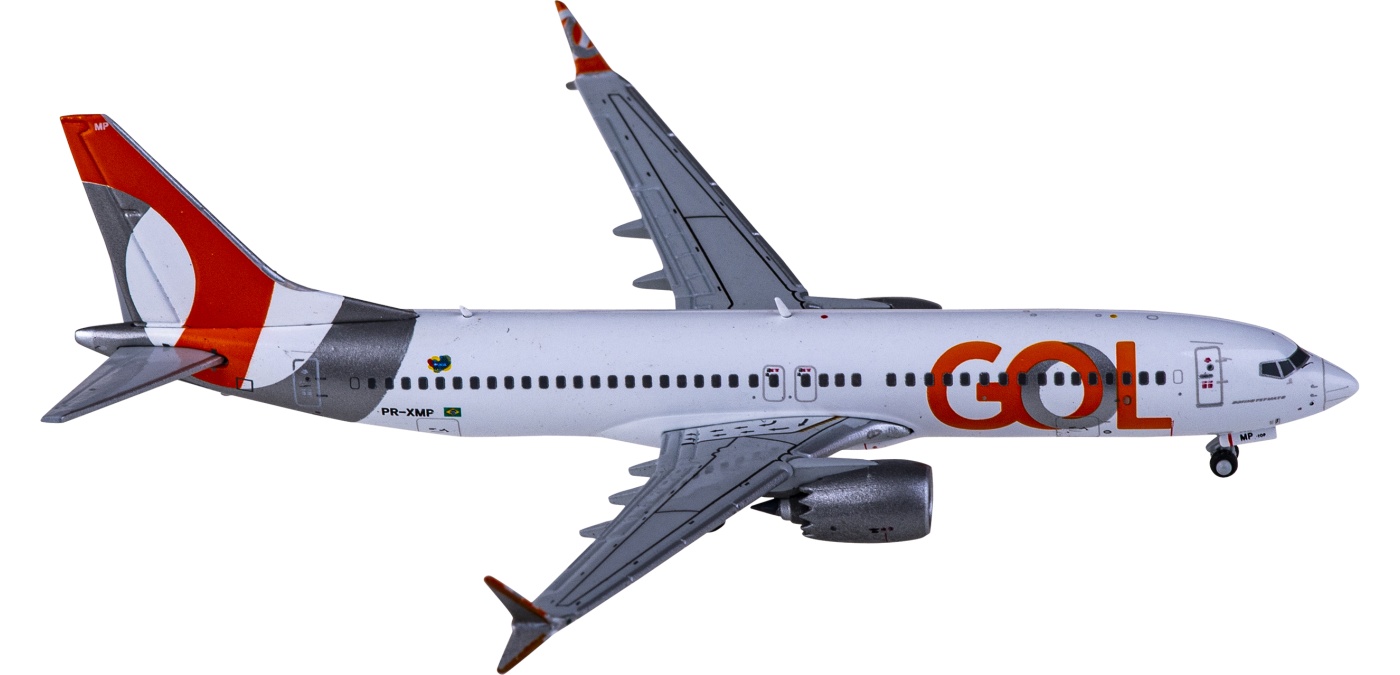 GJGLO2010 GOL 高尔航空Boeing 737 MAX 8 PR-XMP Geminijets 1:400