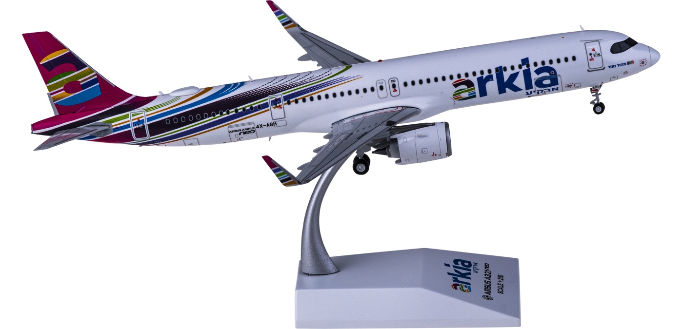 XX20040 Arkia 阿基亚以色列航空Airbus A321neo 4X-AGH JC Wings 1:200