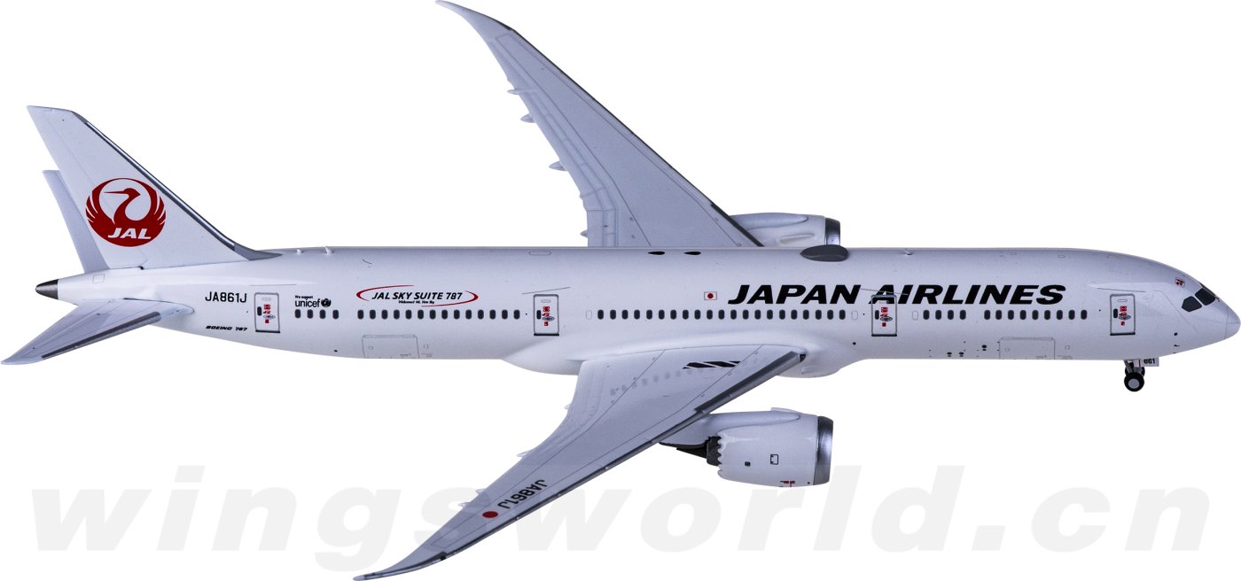 NG55085 Japan Airlines 日本航空Boeing 787-9 Dreamliner JA861J