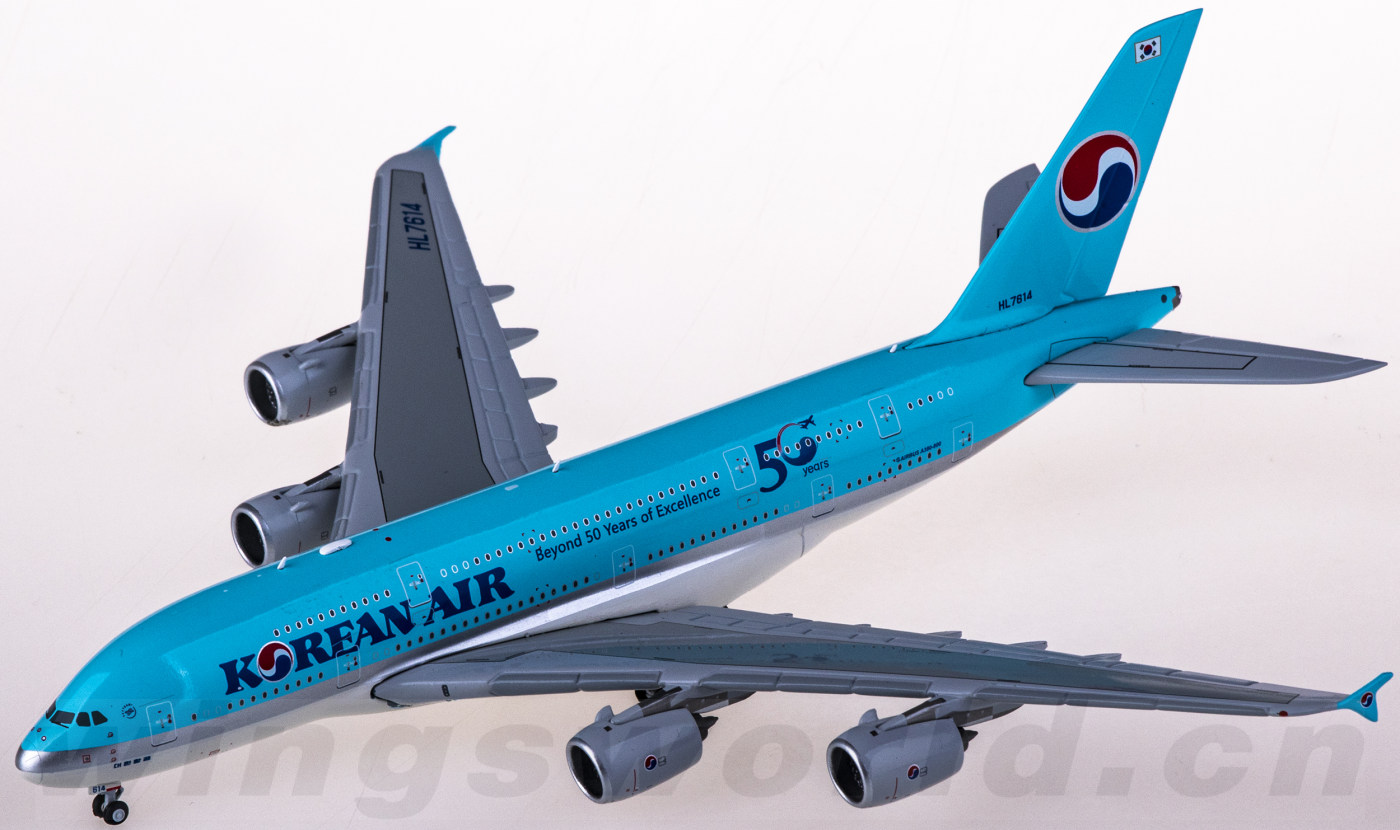 EW4388016 Korean Air 大韩航空Airbus A380 HL7614 JC Wings 1