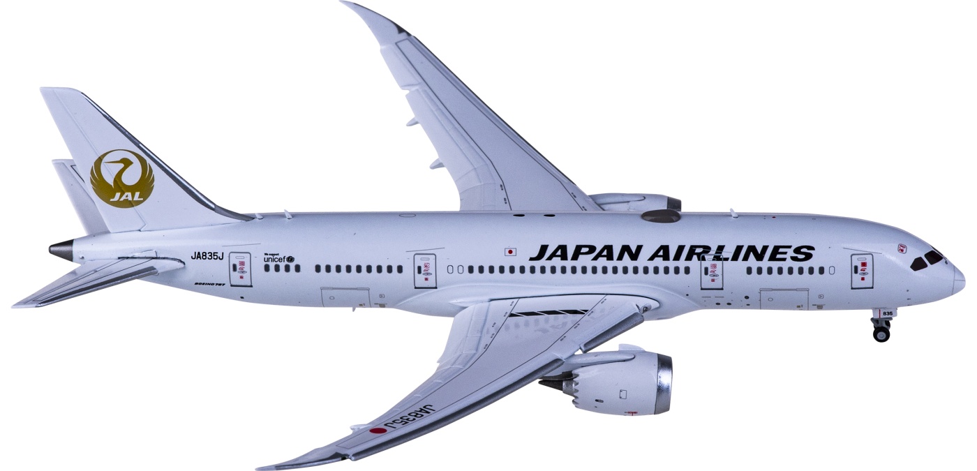 SA4001 Japan Airlines 日本航空Boeing 787-8 JA835J JC Wings 1:400 