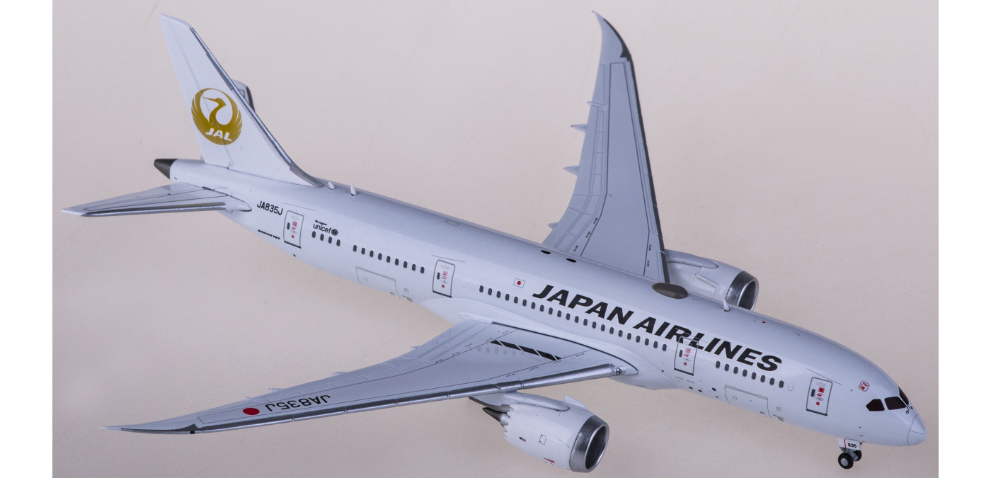 SA4001A Japan Airlines 日本航空Boeing 787-8 JA835J 襟翼放下版JC 