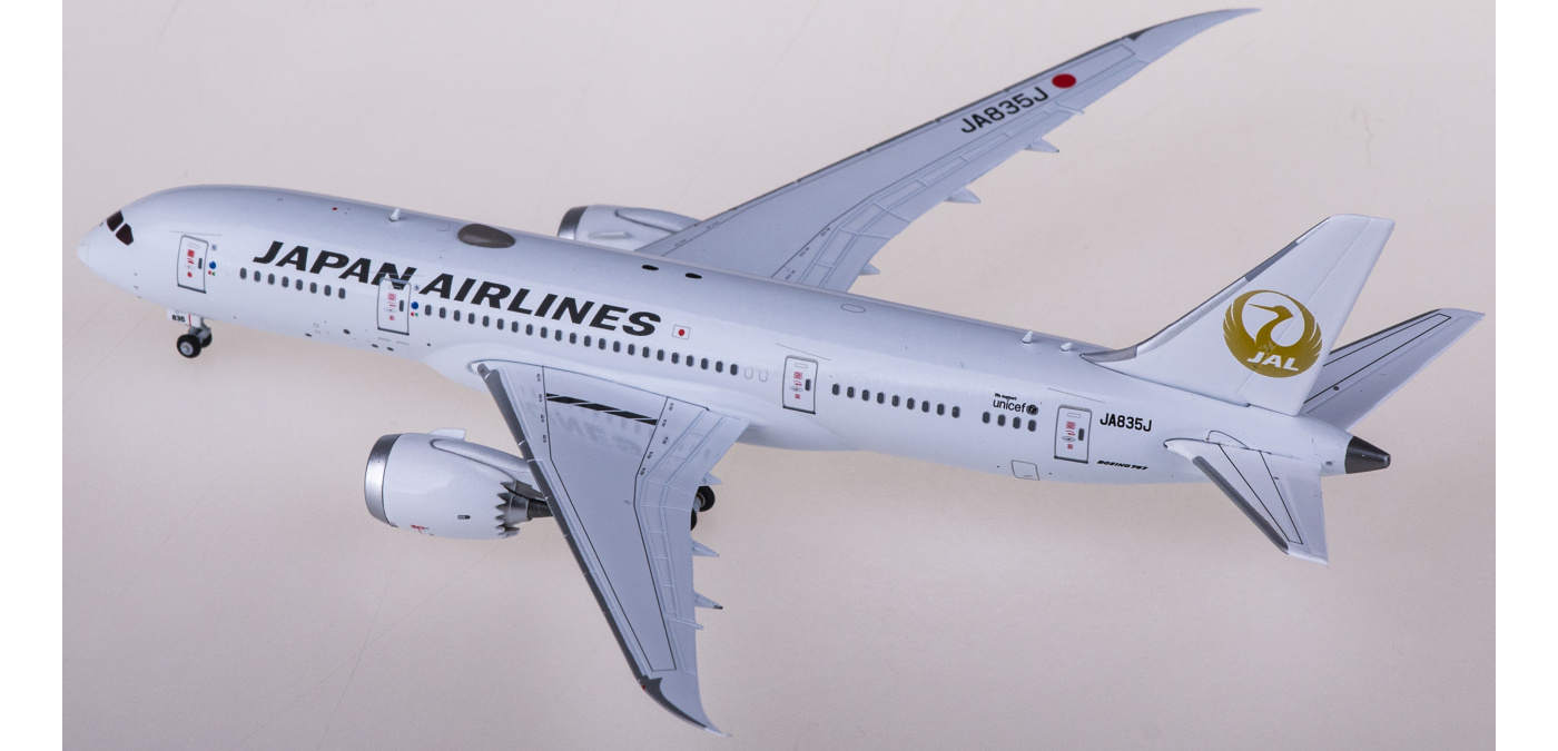 JAL B787-8 金の鶴丸ロゴ JA835J 1/400 JC wings - その他