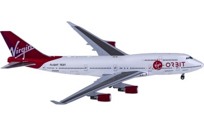 JC Wings 1:400 Virgin Orbit Boeing 747-400 N744VG 宇宙女孩 带火箭