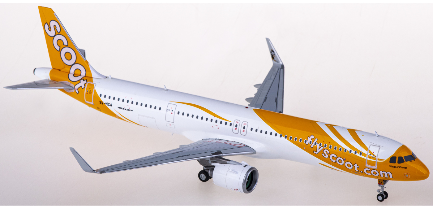 EW221N012 Scoot 酷航Airbus A321neo 9V-NCA JC Wings 1:200