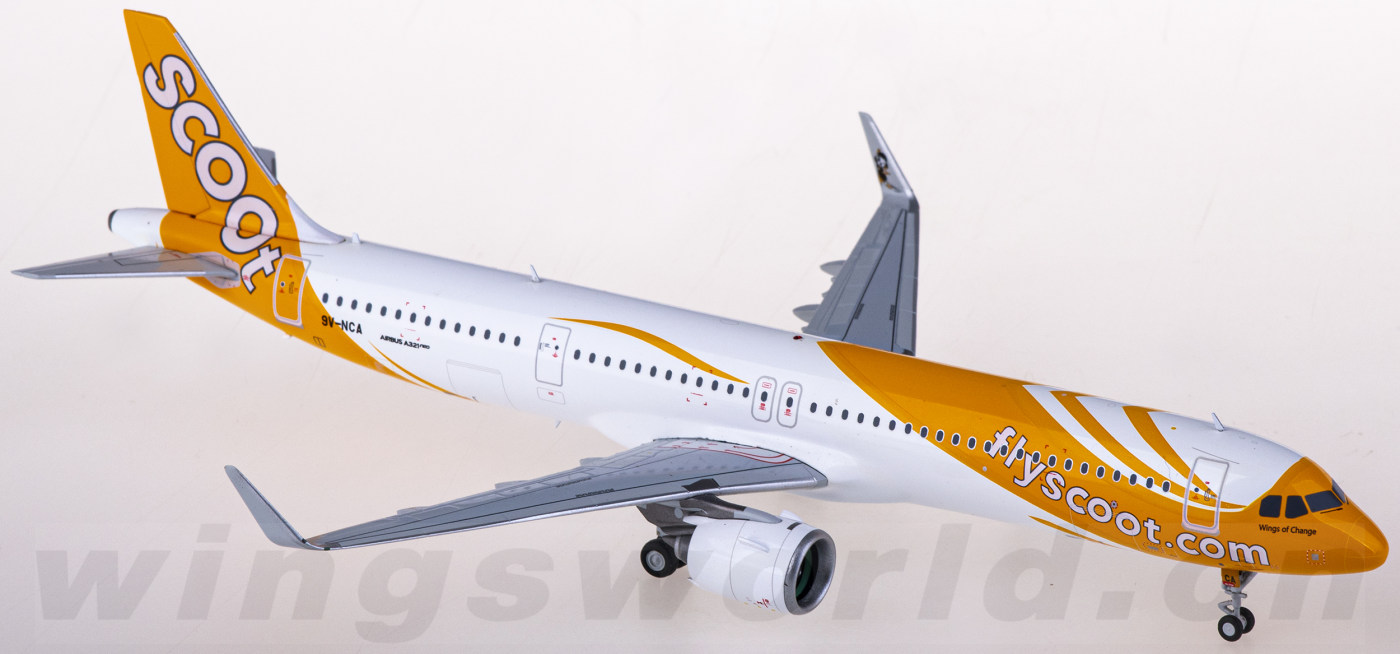 Aviation 1:200 スクート A321NEO 9V-NCA お取り寄せ商品】1/200 A321NEO スクート 9V-NCB | ひこーきちゃん
