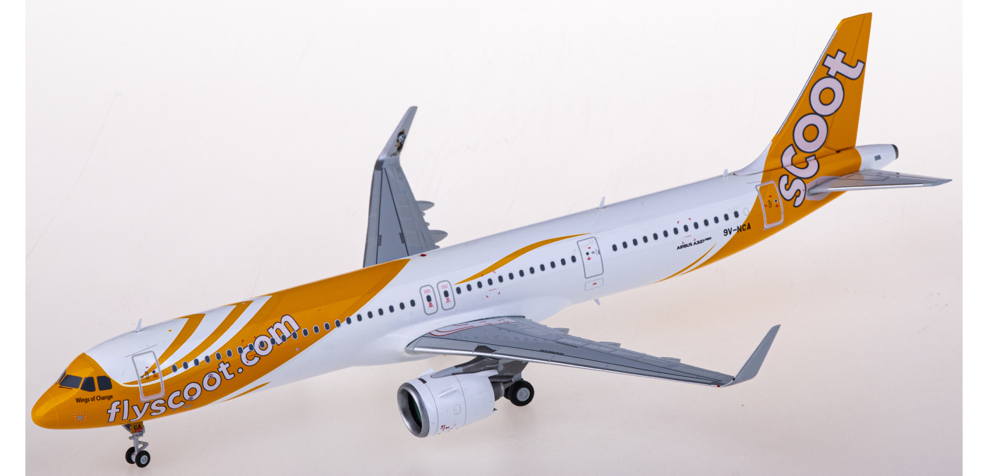 EW221N012 Scoot 酷航Airbus A321neo 9V-NCA JC Wings 1:200 -飞机模型世界