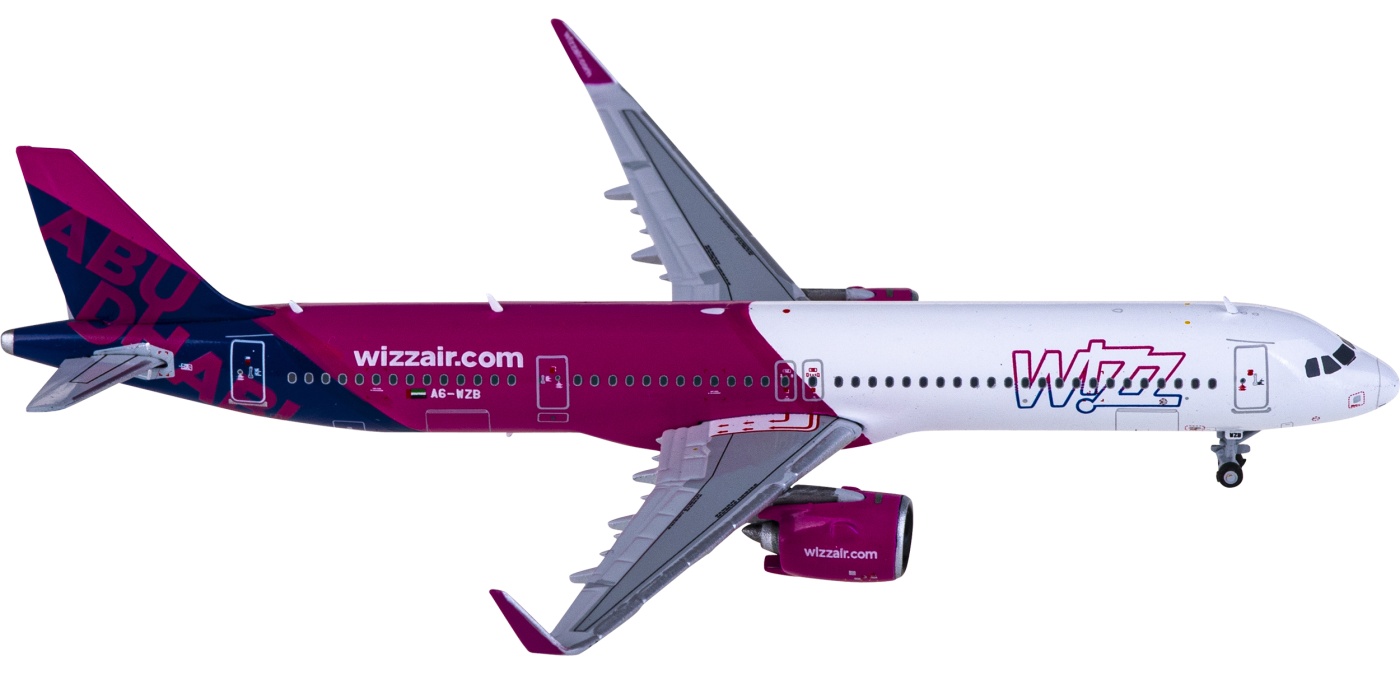 LH4193 Wizz Air 维兹航空Airbus A321neo A6-WZB JC Wings 1:400