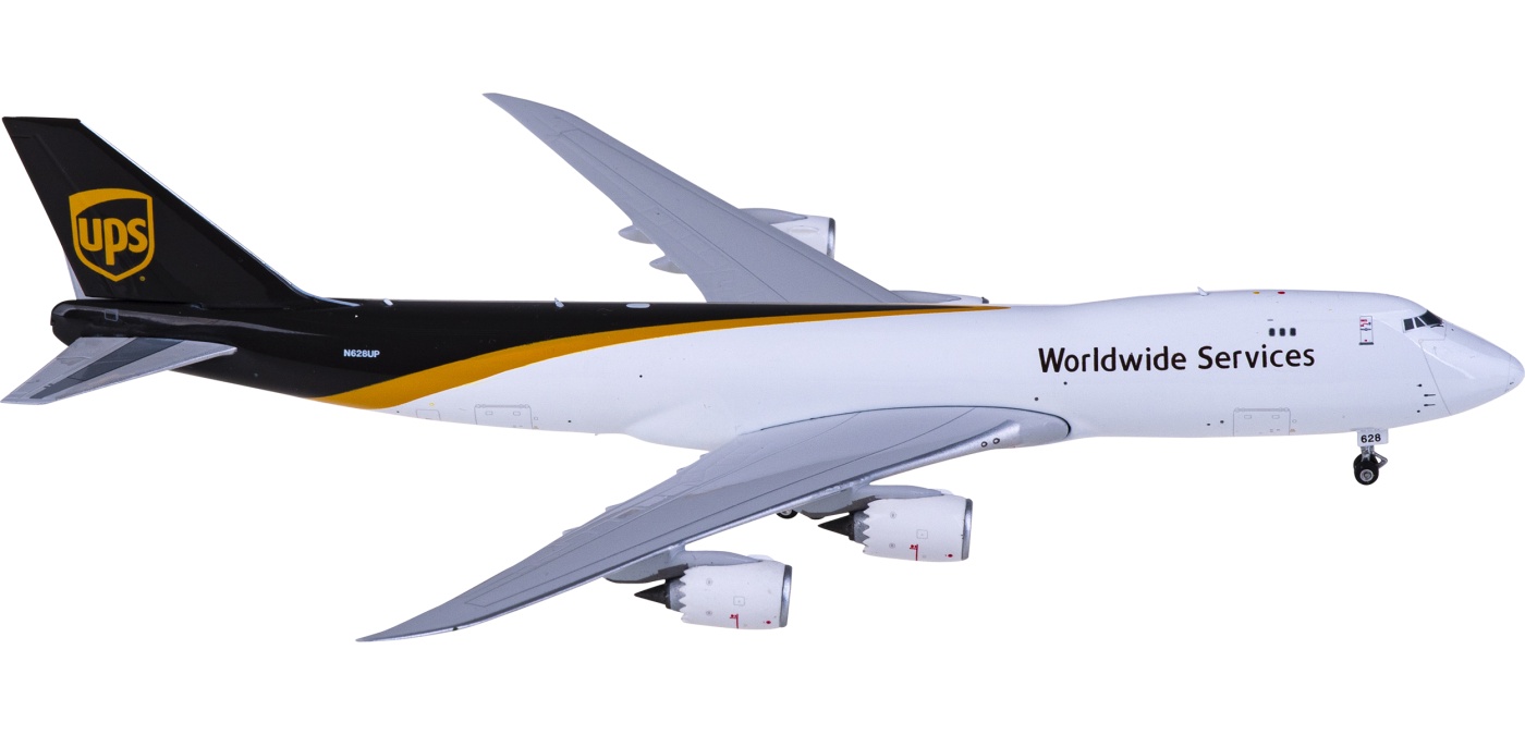 レア】UPS貨物機模型B747-F P