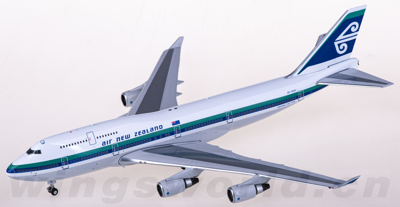 最新最全の最新最全のAIR NEWZEALAND B747-419 400 特別塗装機 航空機