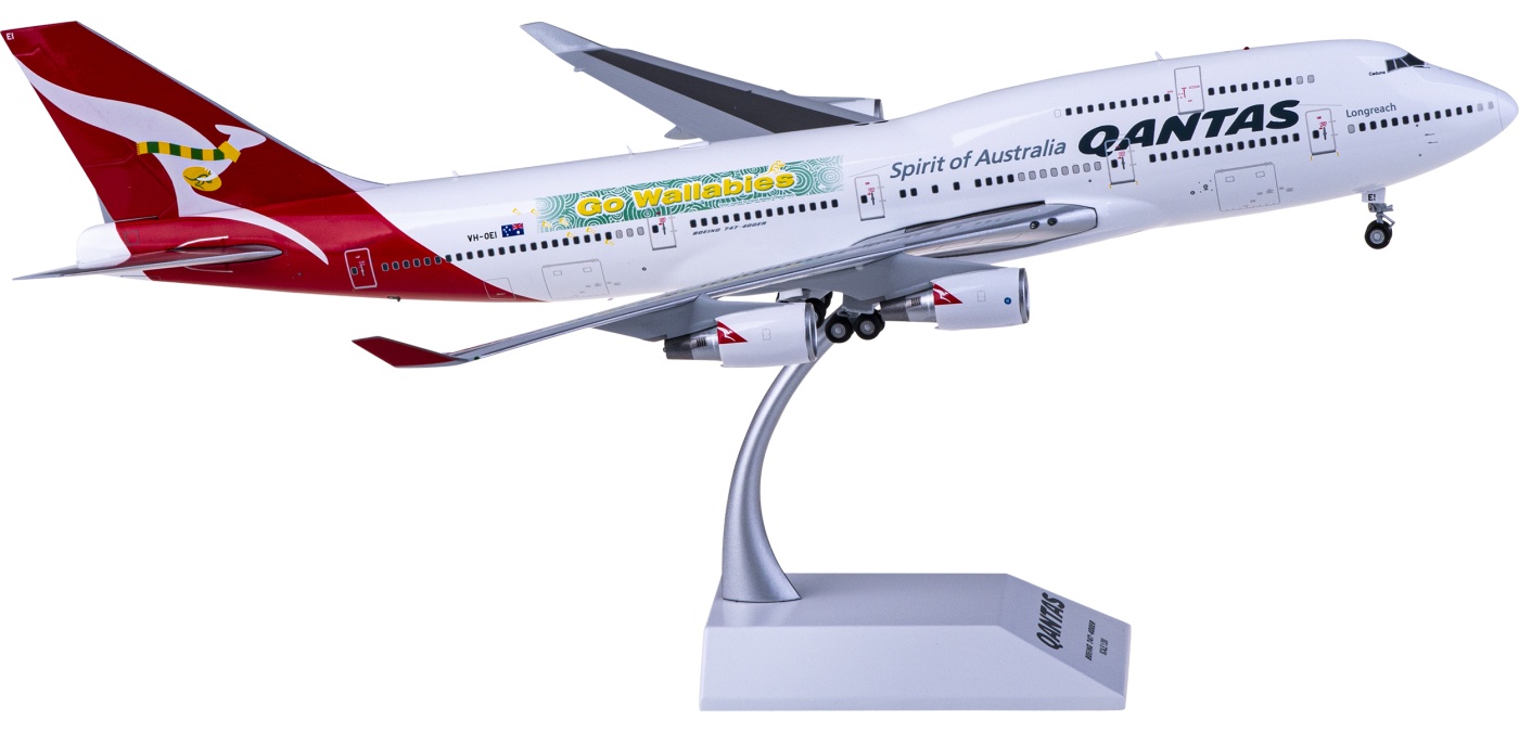 航空機・ヘリコプター JC Wings 1:200 QANTAS B747-400 VH-OEJ JC_Wings_Qantas_Boeing_747-