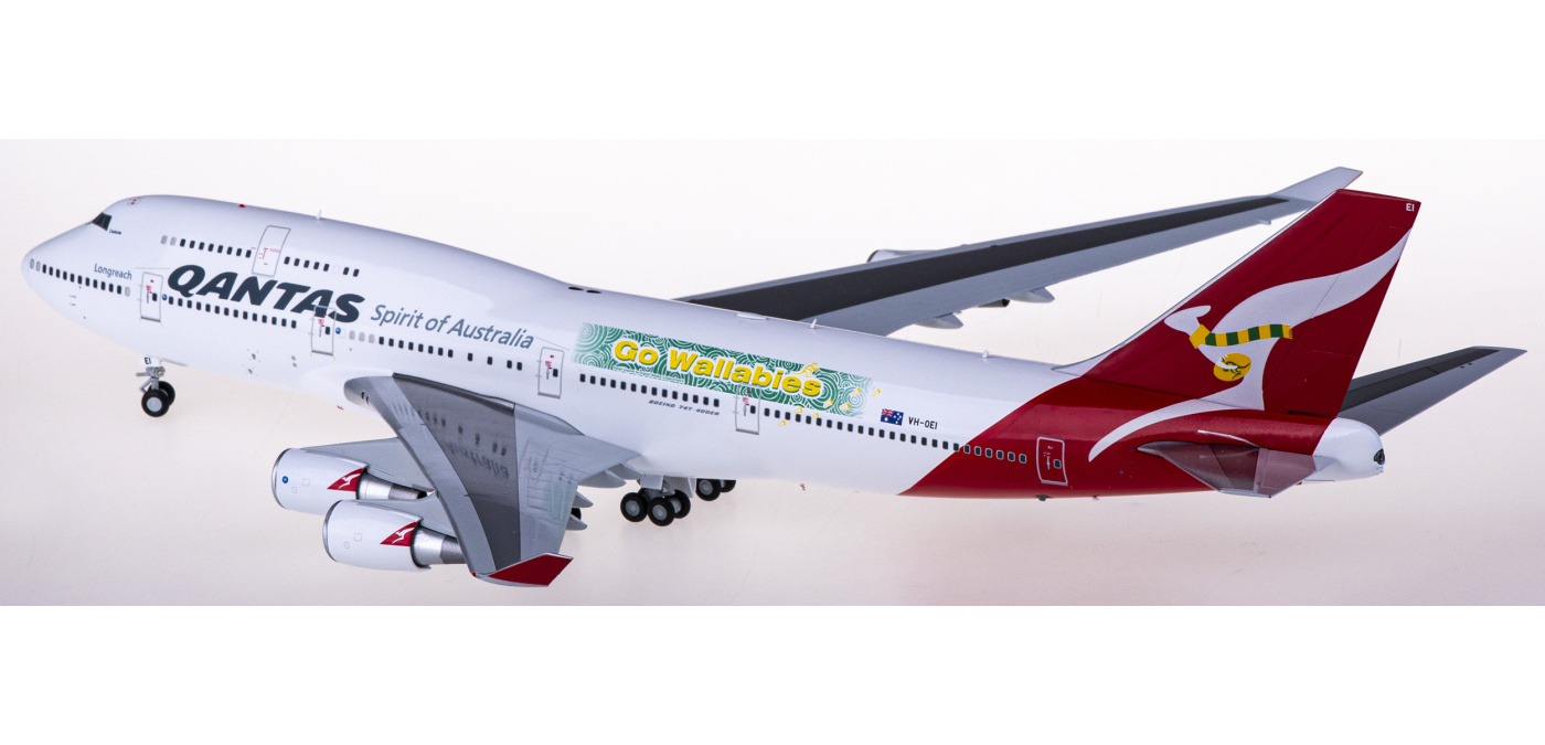 XX20048 Qantas 澳洲航空Boeing 747-400ER VH-OEI JC Wings 1