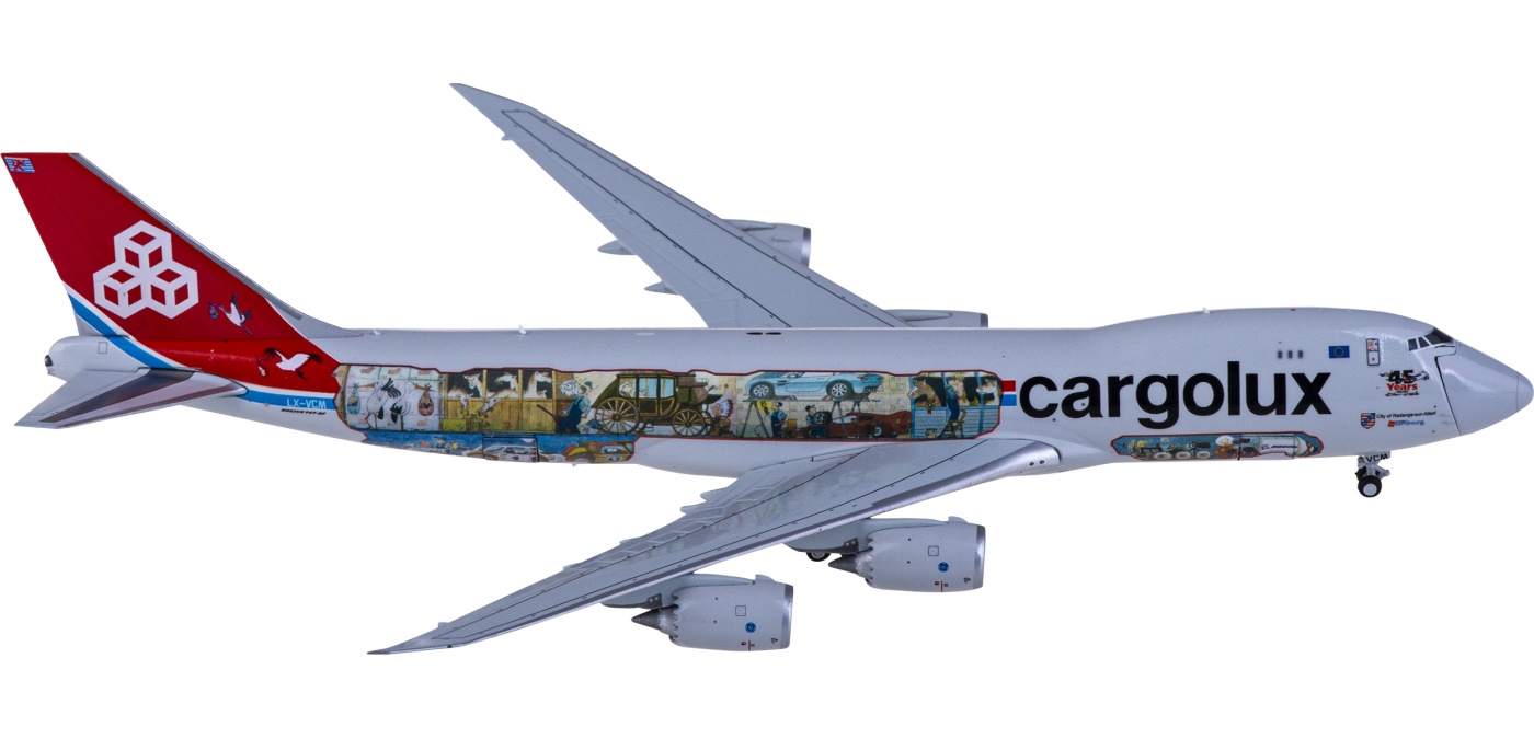 XX4709C Cargolux 卢森堡货运航空Boeing 747-8F LX-VCM 开门货机
