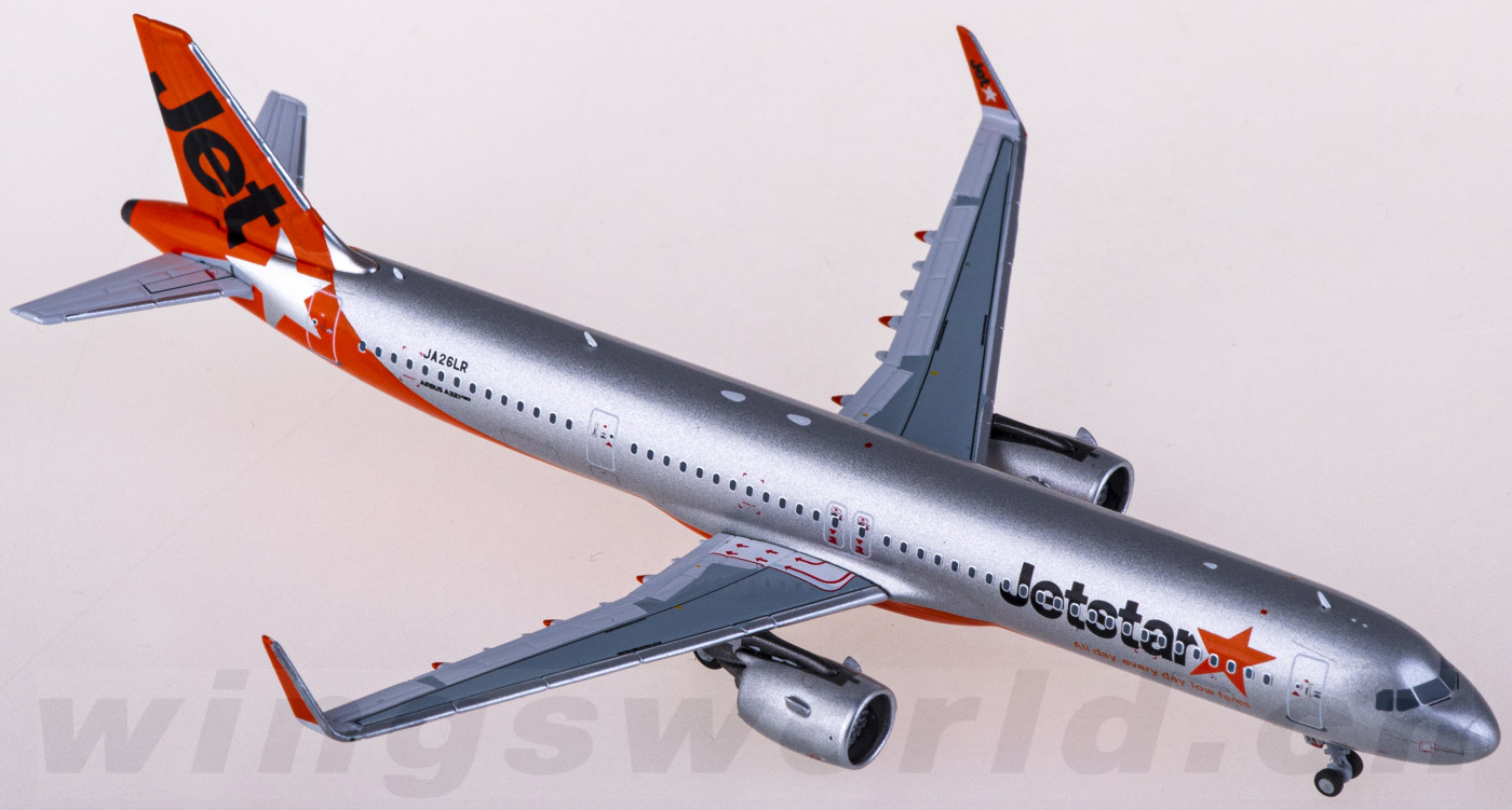 jetstar 捷星航空 airbus a321neo ja26lr ngmodels 1:400 -飞机模型