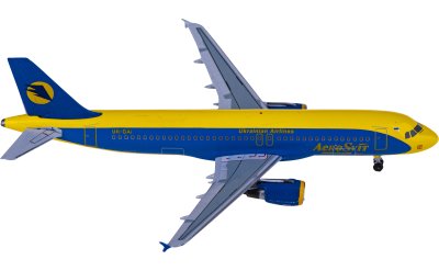 AeroClassics 1:400 Aerosvit Ukrainian Airlines 空中世界航空 Airbus A320 UR-DAI