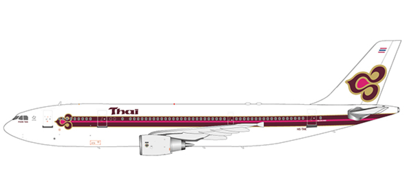 XX20014 Thai Airways 泰国国际航空Airbus A300-600R HS-TAK JC Wings