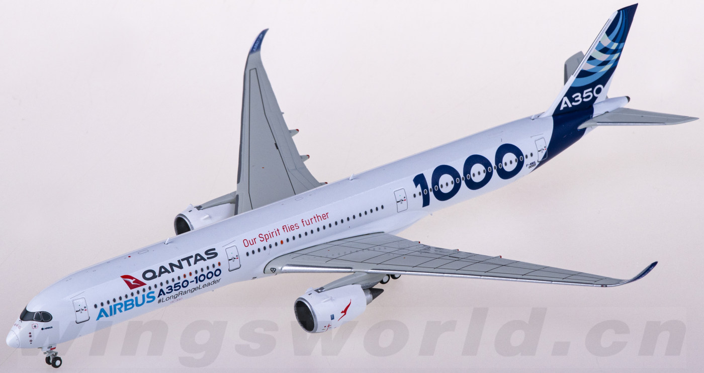 航空機・ヘリコプター JC WINGS 1/200 A350-1000 QANTAS 1:200 37CM JC WINGS QANTAS AIRBUS A350-1000 Flap Down