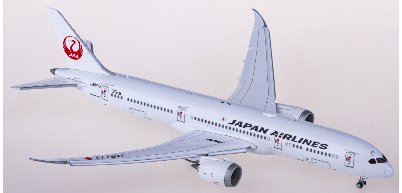 最新アイテム 1 400 JCwings JAL 日本航空 787-9 JA877J econet.bi