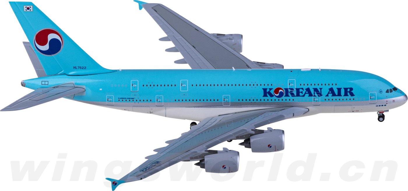 EW4388015 Korean Air 大韩航空Airbus A380 HL7622 JC Wings 1:400