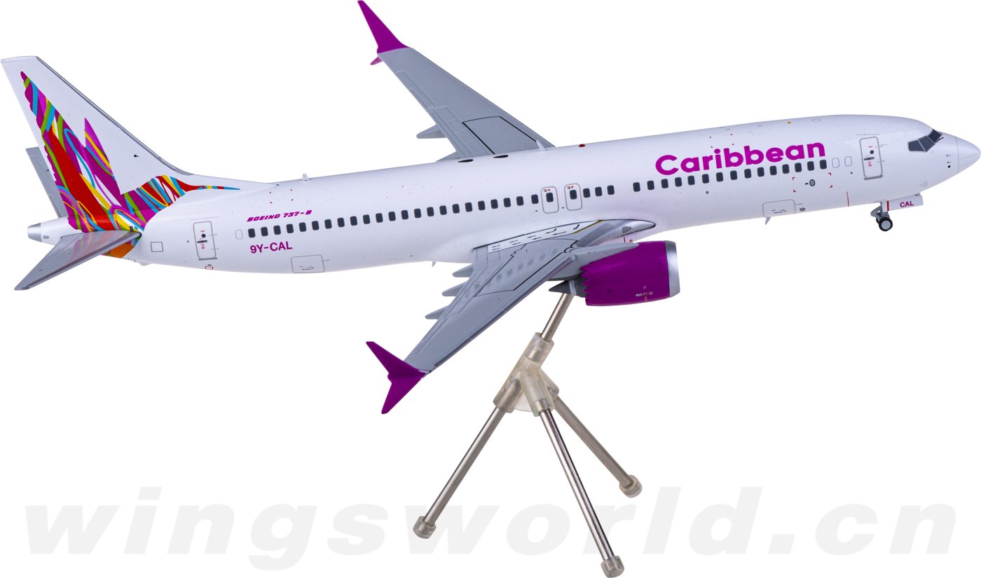 ミニカー　1/200 737 MAX 8 カリビアン航空 9Y-CAL [G2BWA1132] 中古】ミニカー 1/200 737 MAX 8 カリビアン航空 9Y-CAL
