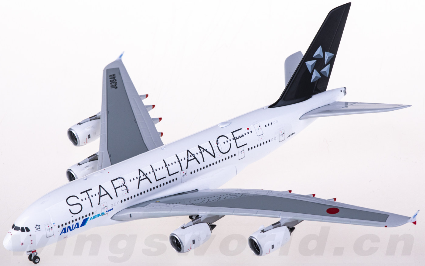 新品@ANA A380スターアライアンスの特別塗装ANA機1/400 ジェット