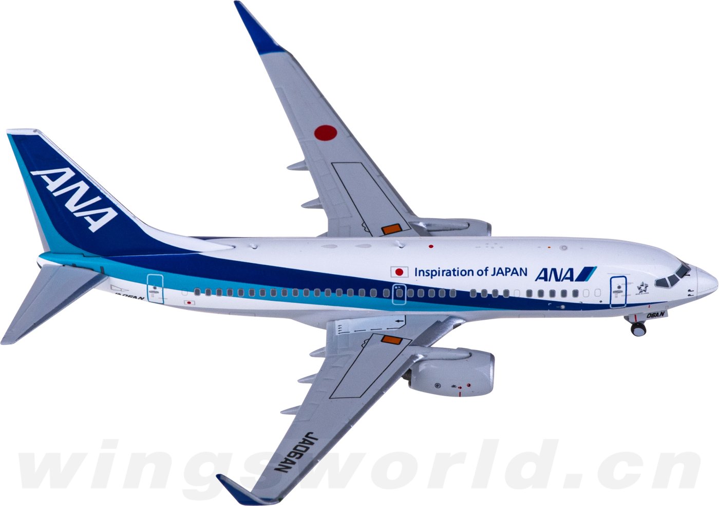 低価格の NG Model 1:400 ANA B737-700w '退役'JA06AN 航空機