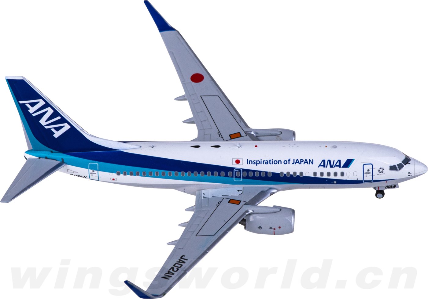 NG77025 ANA 全日空Boeing 737-700 JA02AN NGmodels 1:400 -飞机模型世界