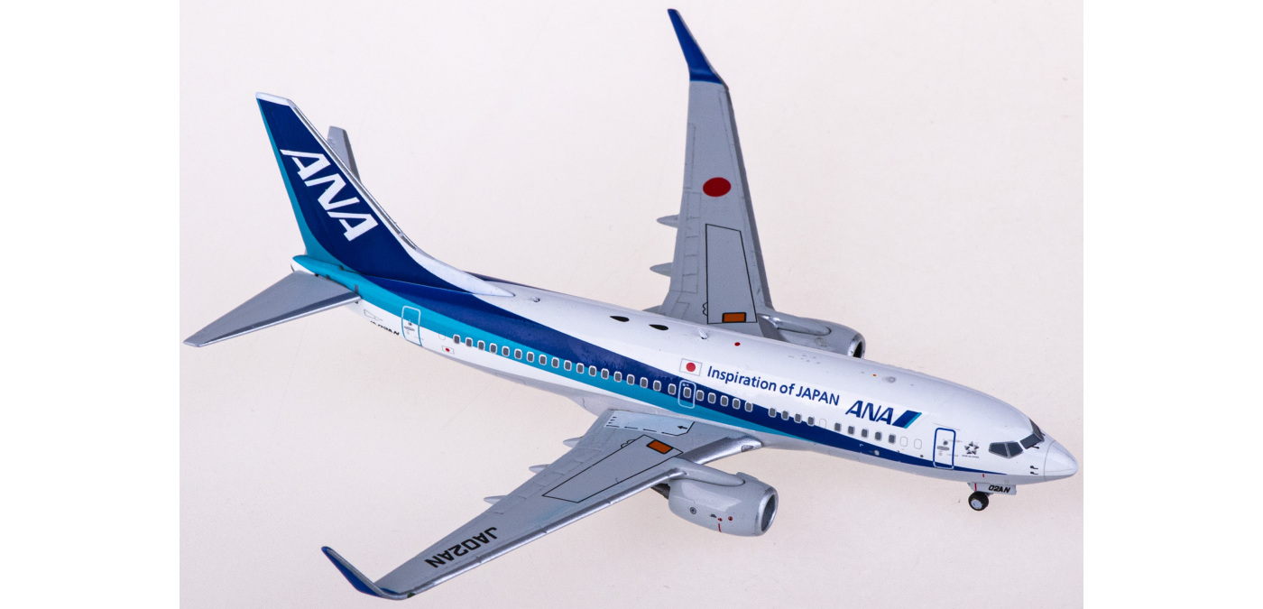 NG77025 ANA 全日空Boeing 737-700 JA02AN NGmodels 1:400 -飞机模型世界