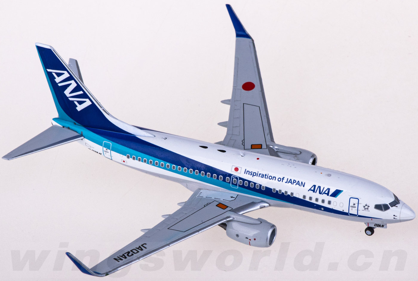 NG77025 ANA 全日空Boeing 737-700 JA02AN NGmodels 1:400 -飞机模型世界