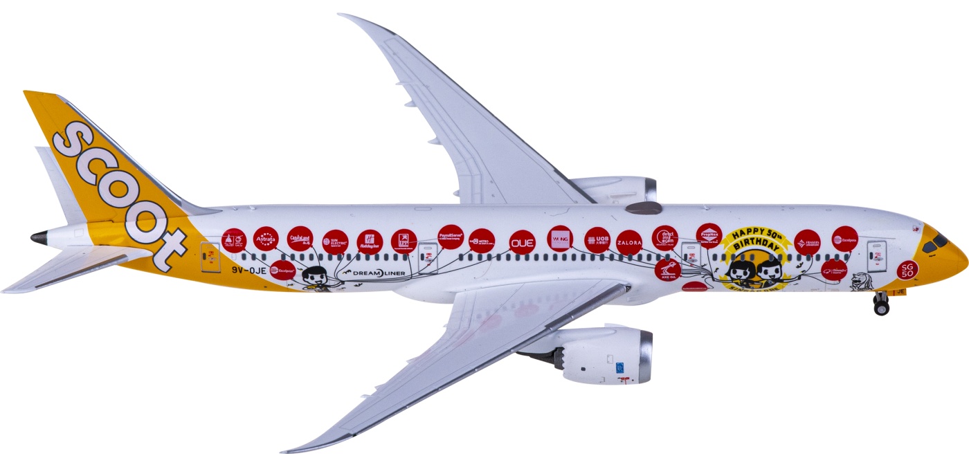 NG55096 Scoot 酷航Boeing 787-9 9V-OJE NGmodels 1:400 -飞机模型世界