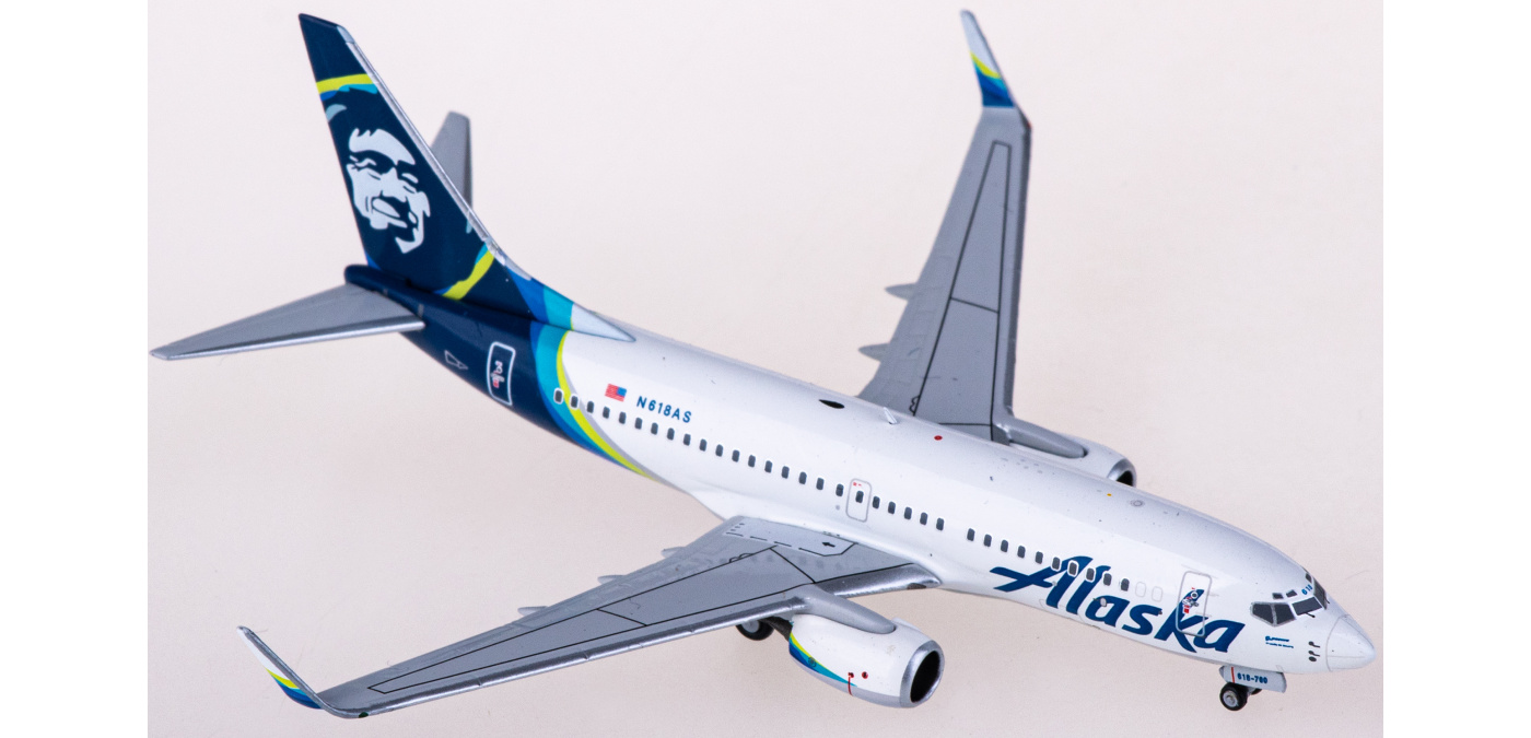 アラスカ航空 737-700 N618AS 1/400 NG Models 737-700w アラスカ航空 N618AS 1/400 [NG77017]