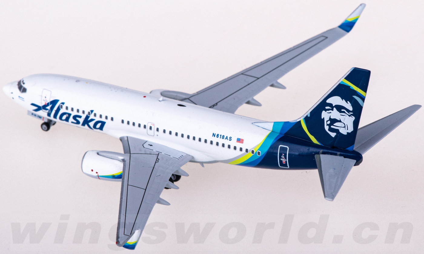 www.JetCollector.com: Alaska Airlines B737-700 N618AS 1:400