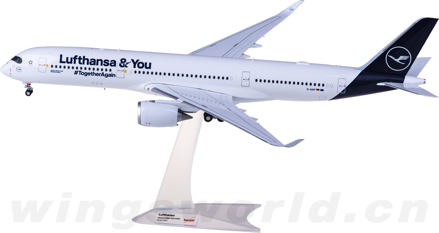 航空機・ヘリコプター 1/200 Lufthansa A350-900 D-AIXA herpa 1/200 Lufthansa A350-900 D-AIXA herpa - メルカリ