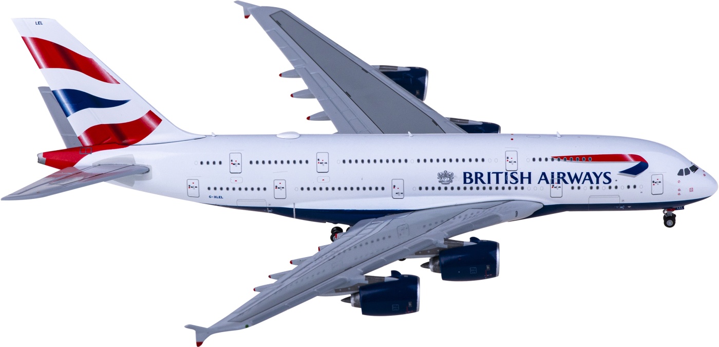 GJBAW2110 British Airways 英国航空Airbus A380 G-XLEL Geminijets 1 