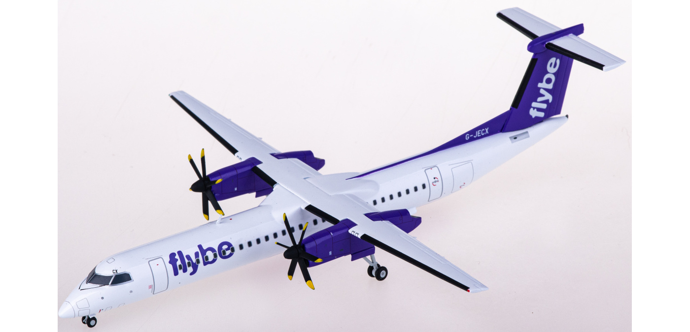 572248 Flybe 弗莱比航空Bombardier Dash 8 Q400 G-JECX Herpa 1