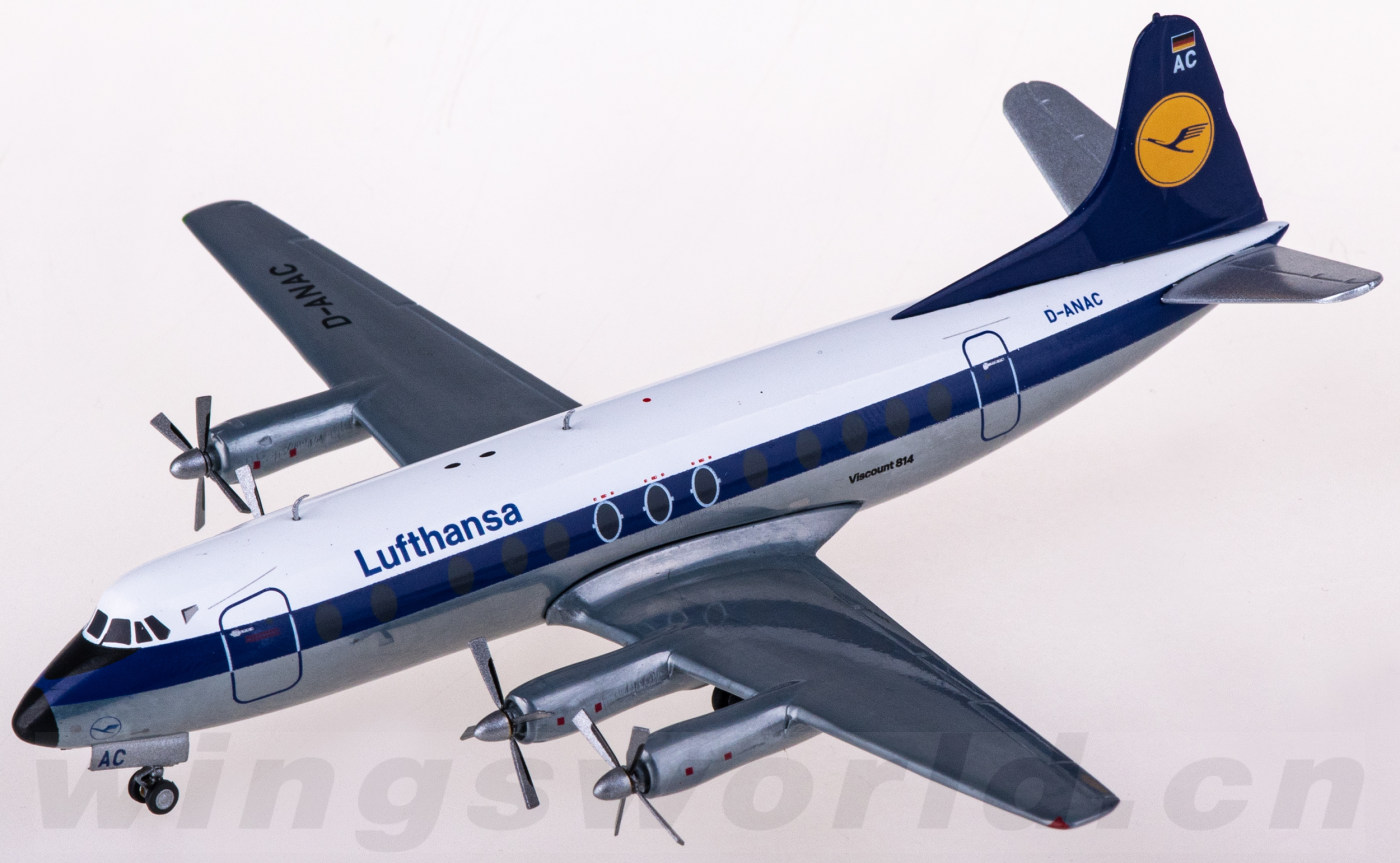 Herpa 1/200 Vickers Viscount 814 ルフトハンザ Herpa 1/200 Vickers Viscount 814 ルフトハンザ - メルカリ