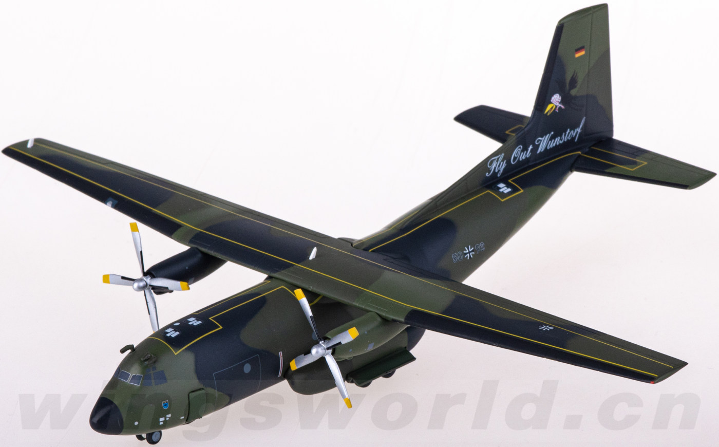 557849 德国空军Transall C-160 50+93 Herpa 1:200 -飞机模型世界