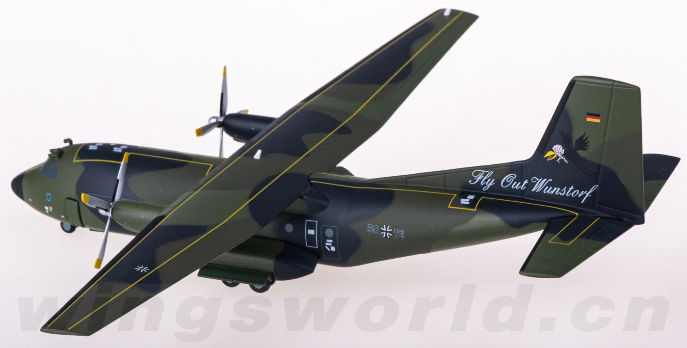 557849 德国空军Transall C-160 50+93 Herpa 1:200 -飞机模型世界