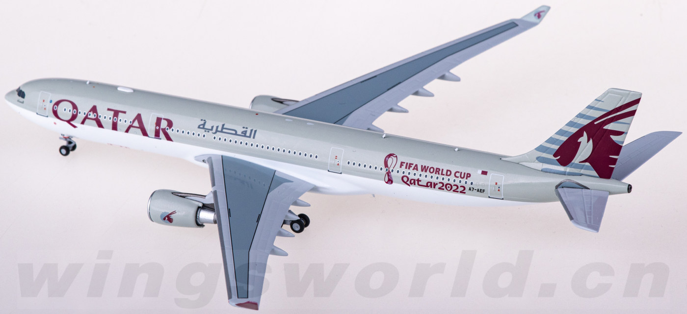 NG62045 Qatar 卡塔尔航空Airbus A330-300 A7-AEF NGmodels 1:400 