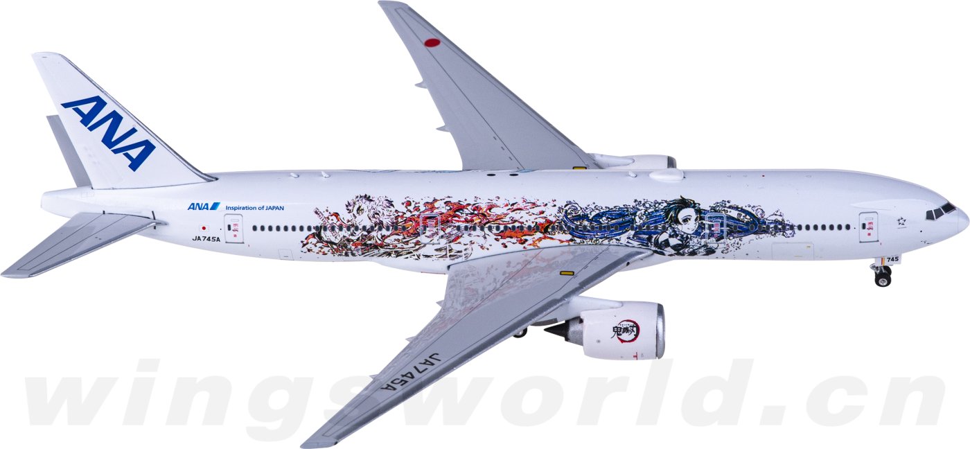 PH04490 ANA 全日空Boeing 777-200ER JA745A Phoenix 1:400 