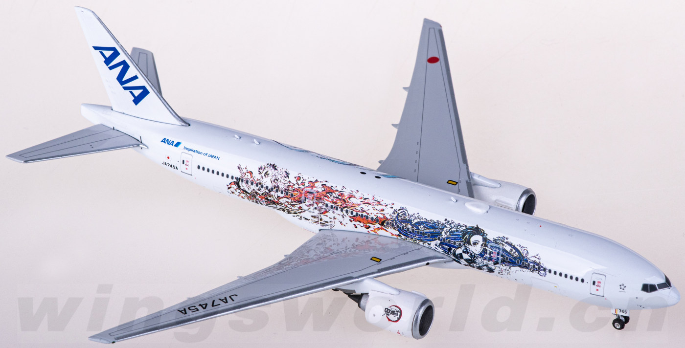 PH04490 ANA 全日空Boeing 777-200ER JA745A Phoenix 1:400 